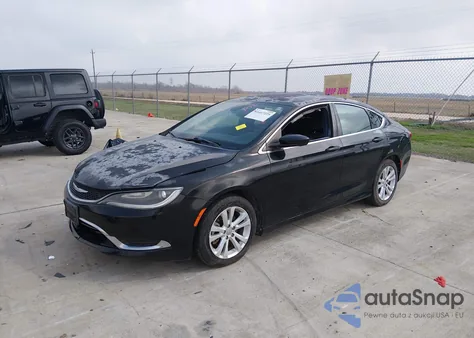 2015 Chrysler 200 Limited z USA, uszkodzony, nr VIN 1C3CCCAB4FN749650